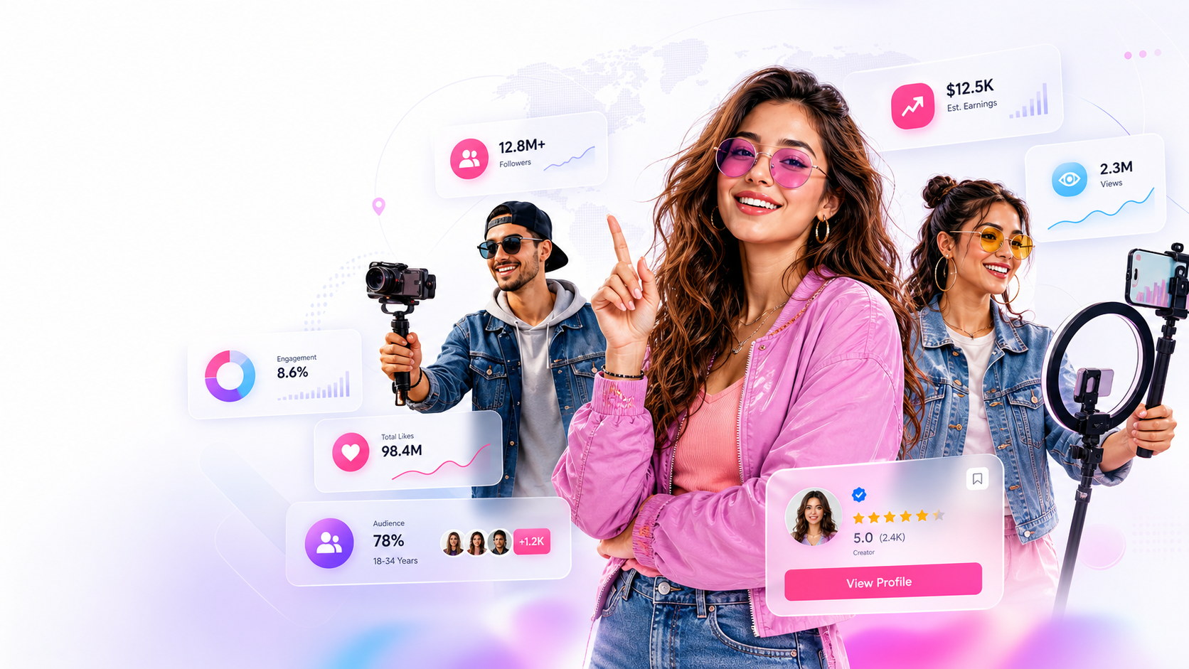 InfluenceHub creators and campaign analytics